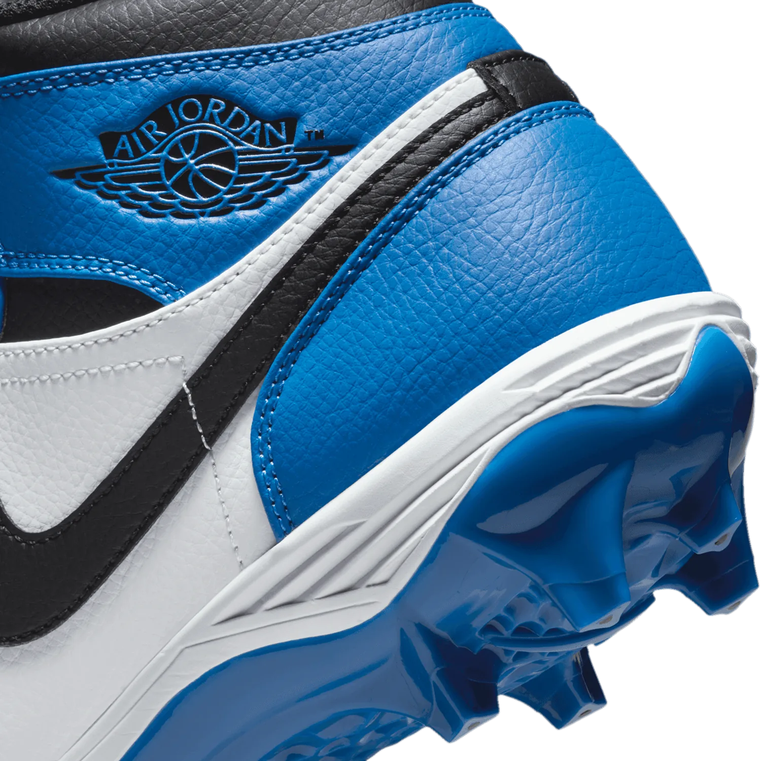 Air Jordan 1 Mid TD Cleat White Black Royal (2023) image 8