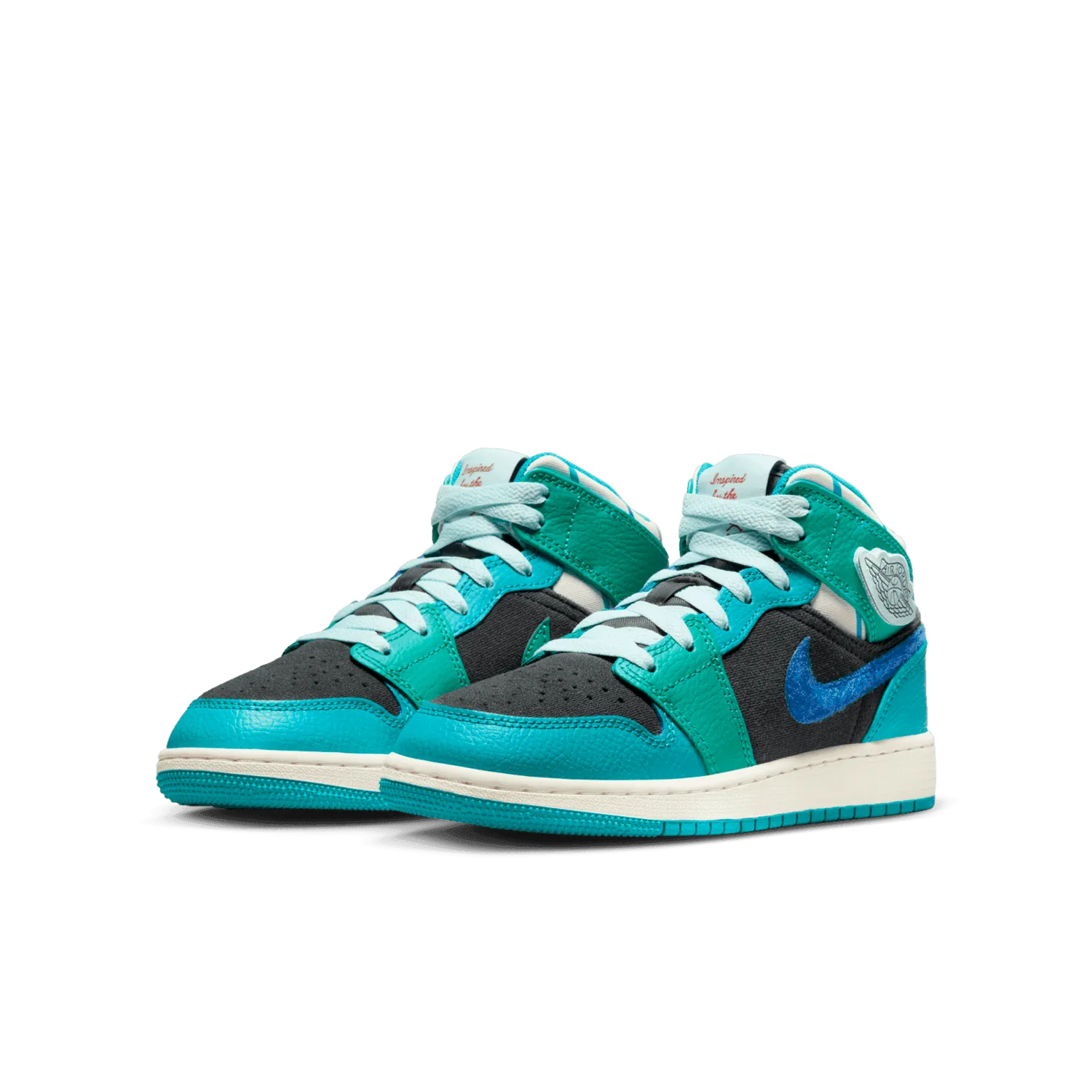 Air Jordan 1 Mid Inspired by the Greatest Aquatone (GS) image 8
