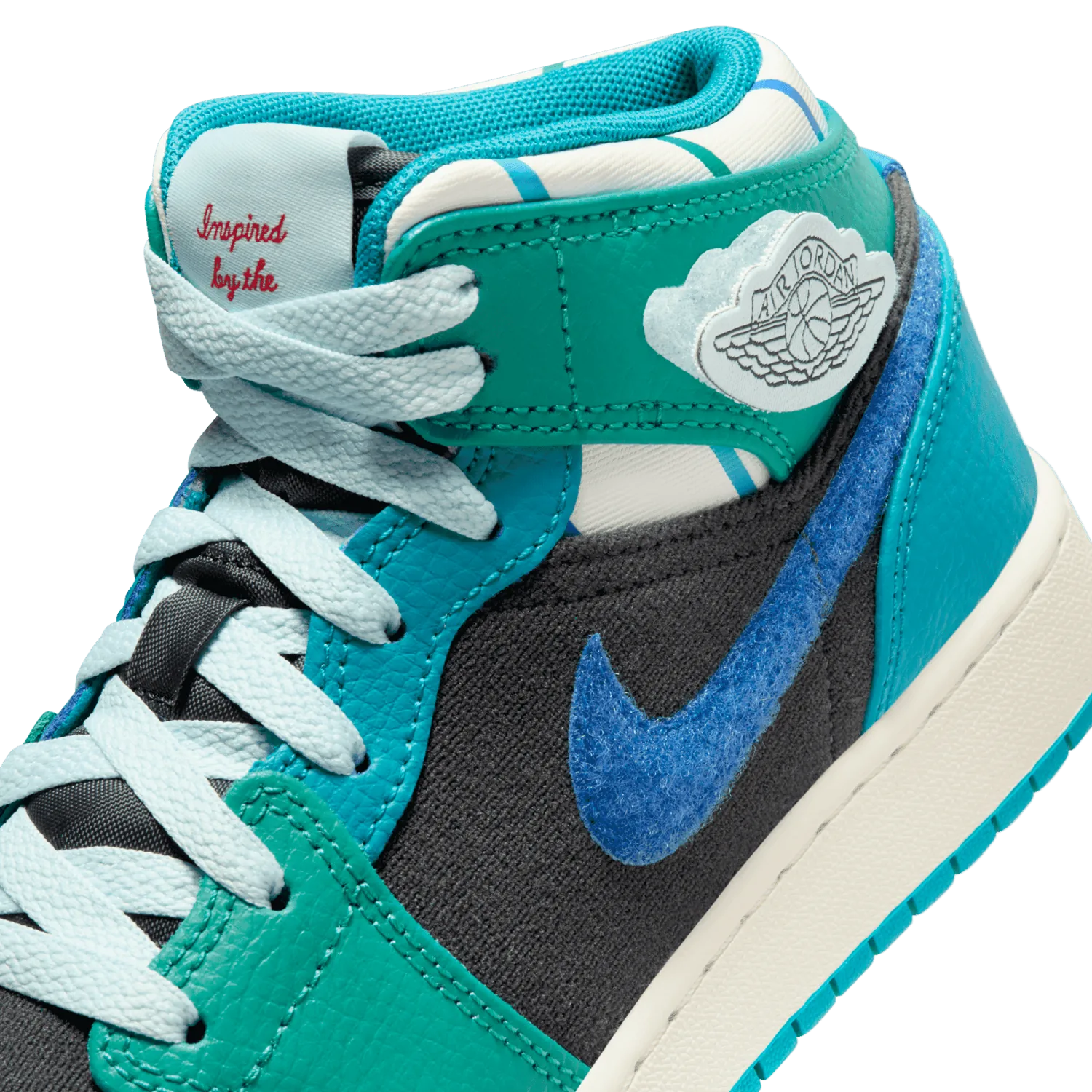 Air Jordan 1 Mid Inspired by the Greatest Aquatone (GS) image 12