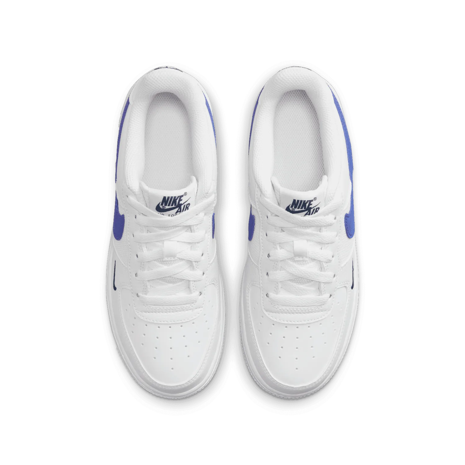 Nike Air Force 1 Low White Game Royal Midnight Navy (GS) image 3