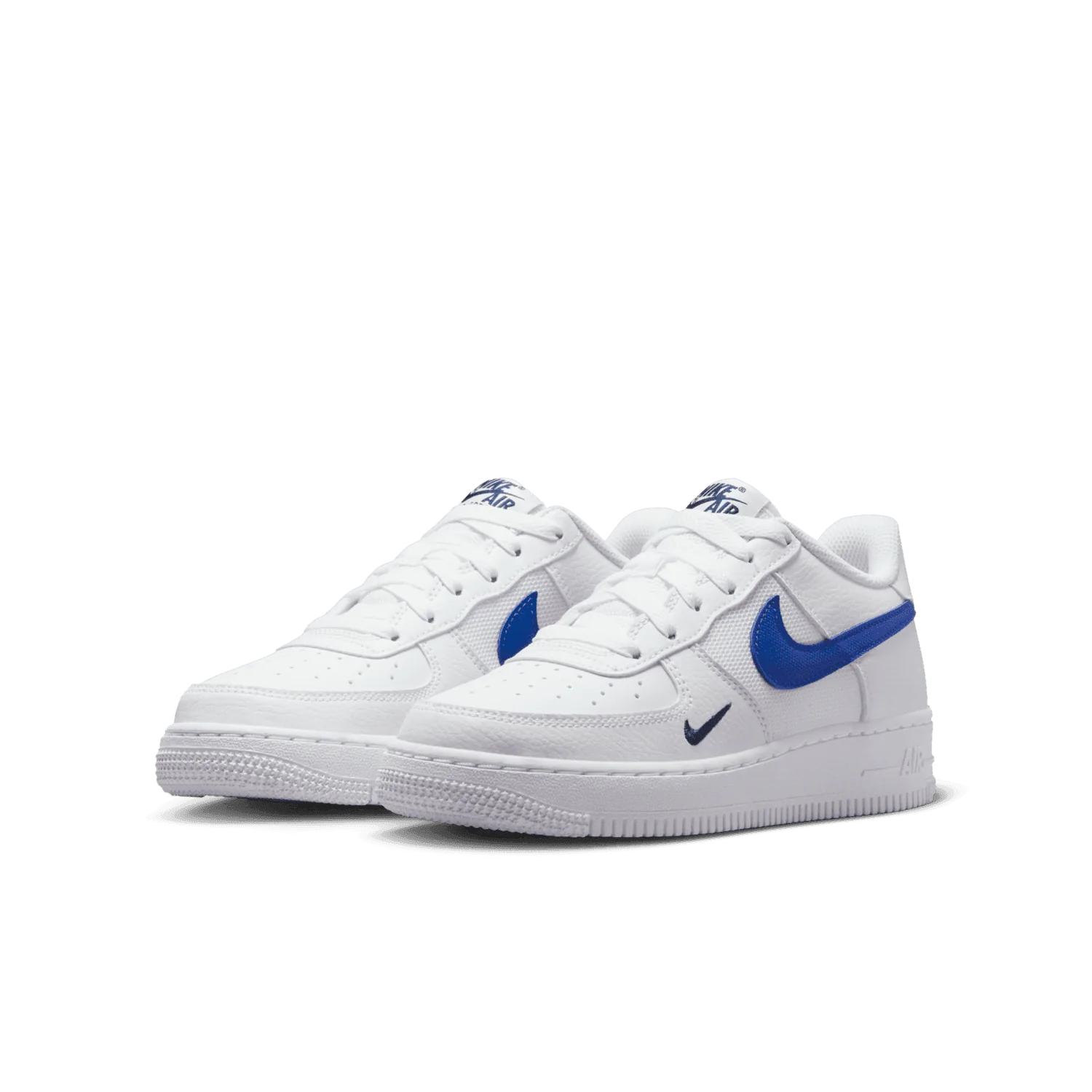 Nike Air Force 1 Low White Game Royal Midnight Navy (GS) image 4