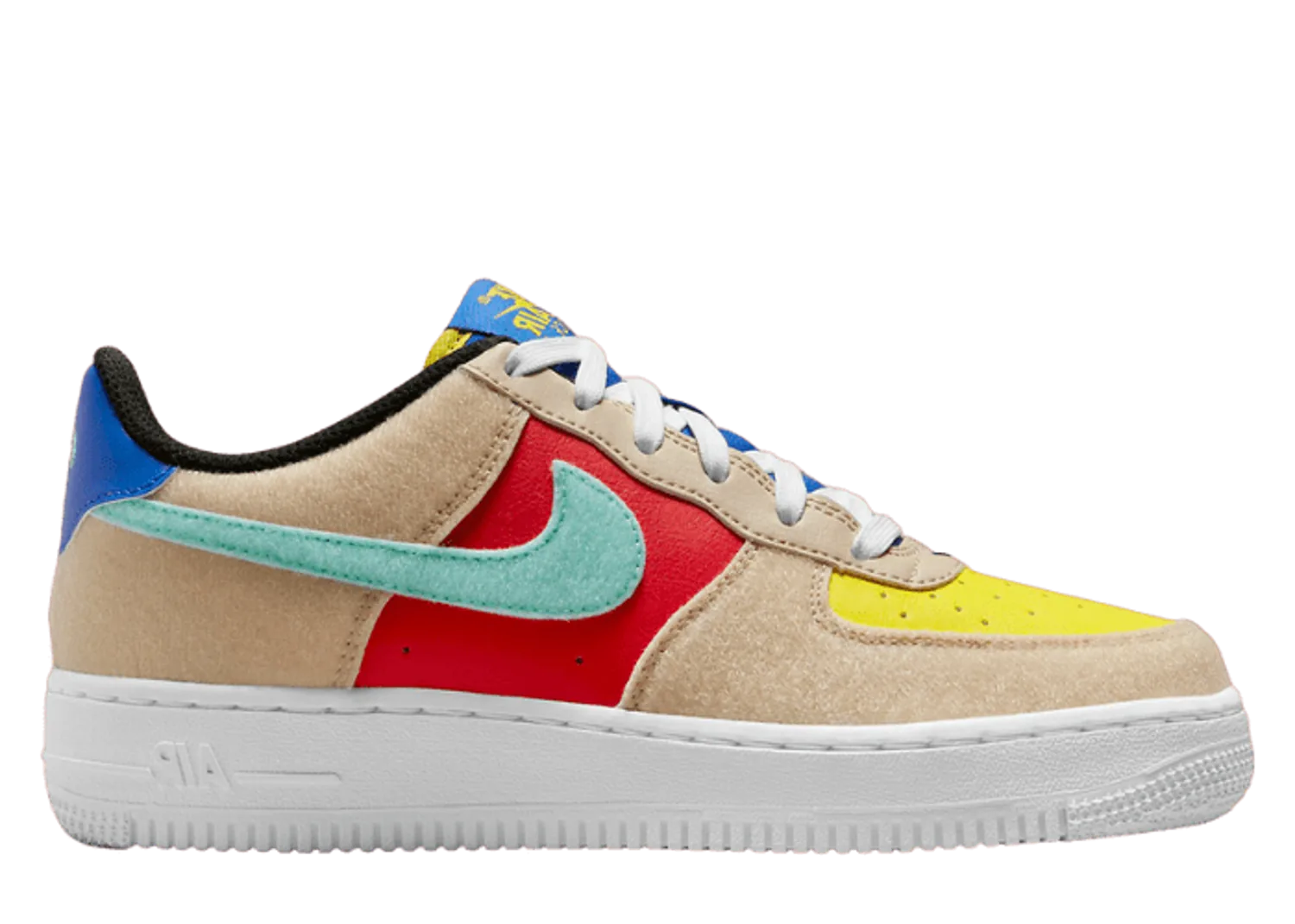 Nike Air Force 1 Low Multi-Color Velcro (GS)