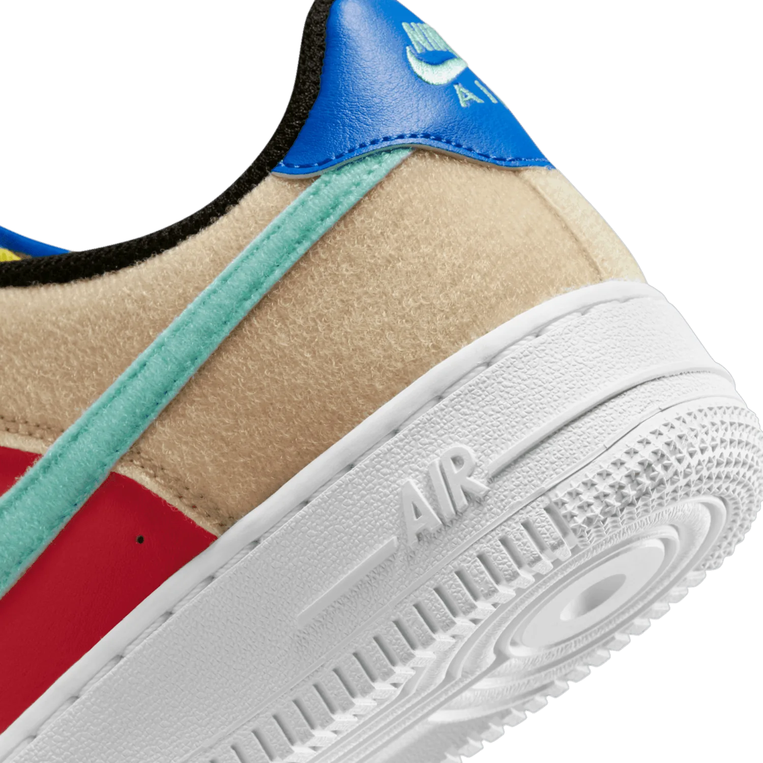 Nike Air Force 1 Low Multi-Color Velcro (GS) image 7