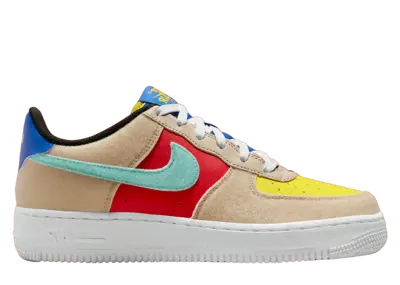 Nike Air Force 1 Low Multi-Color Velcro (GS)