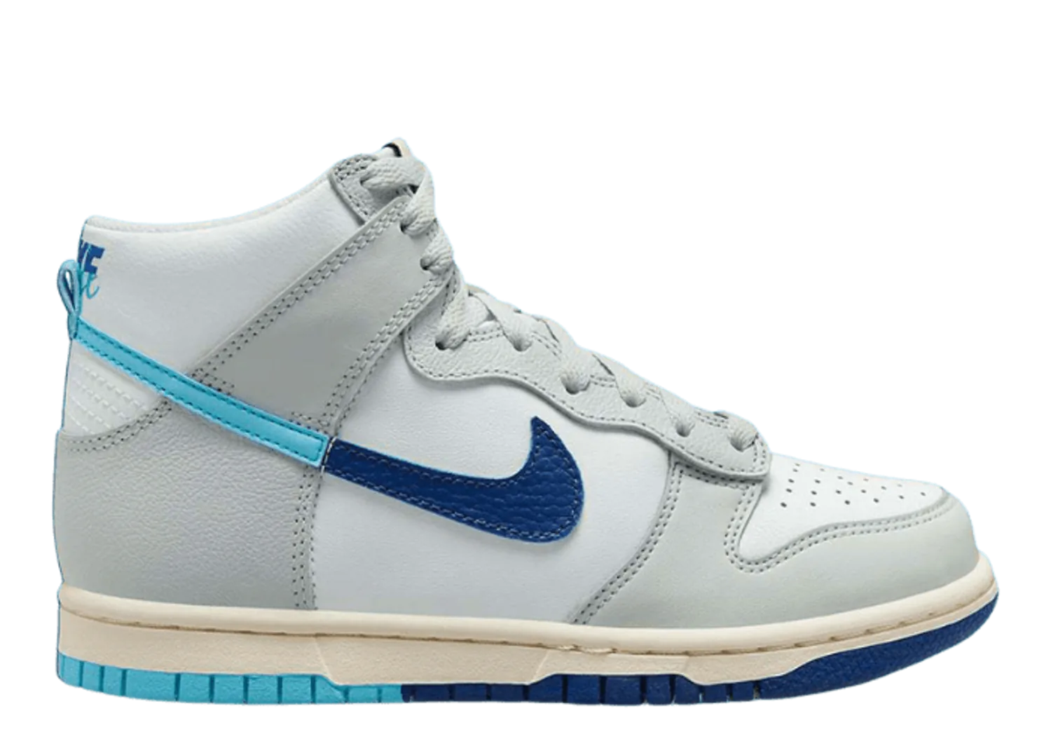 Nike Dunk High Split Summit White Baltic Blue Deep Royal Blue (GS)
