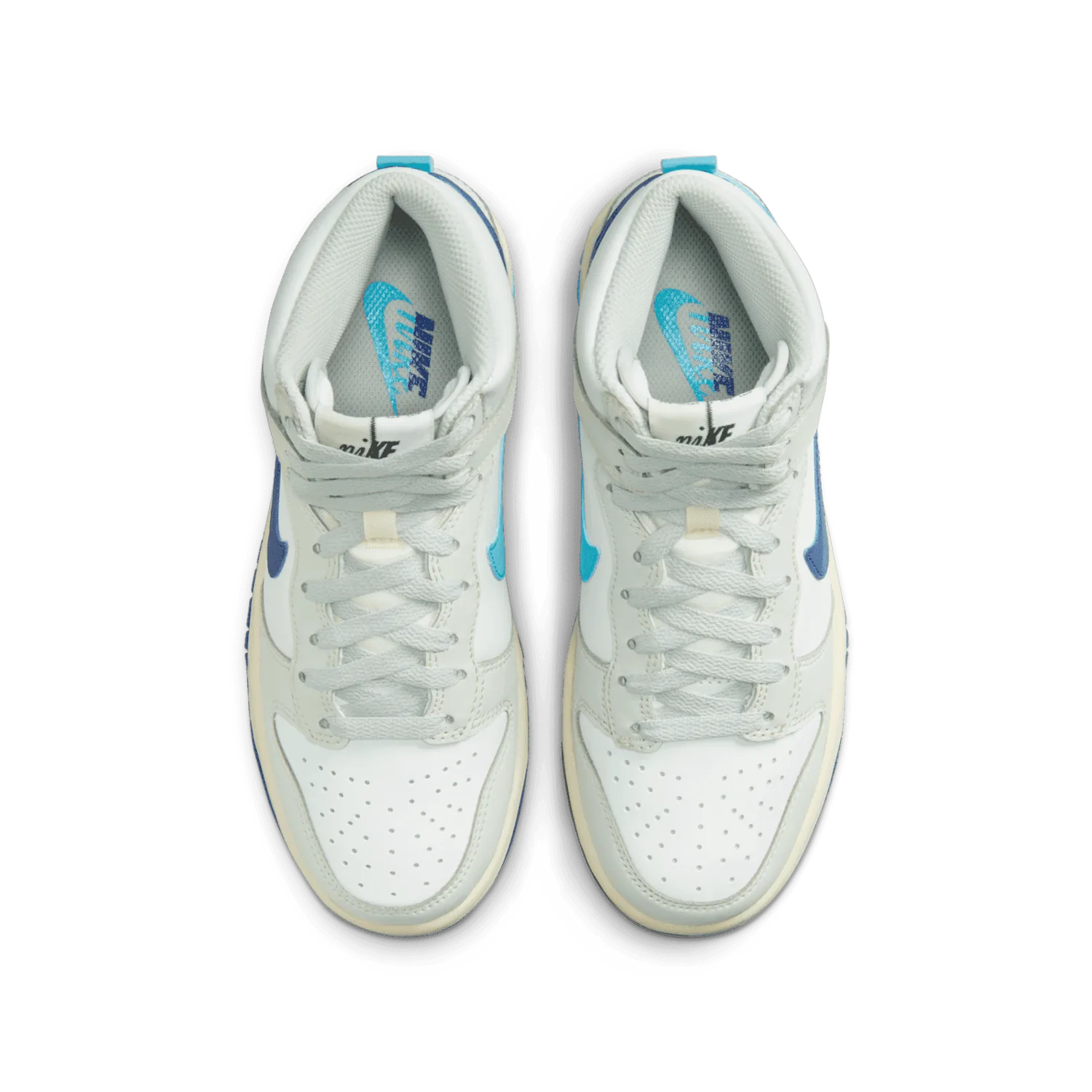 Nike Dunk High Split Summit White Baltic Blue Deep Royal Blue (GS) image 3