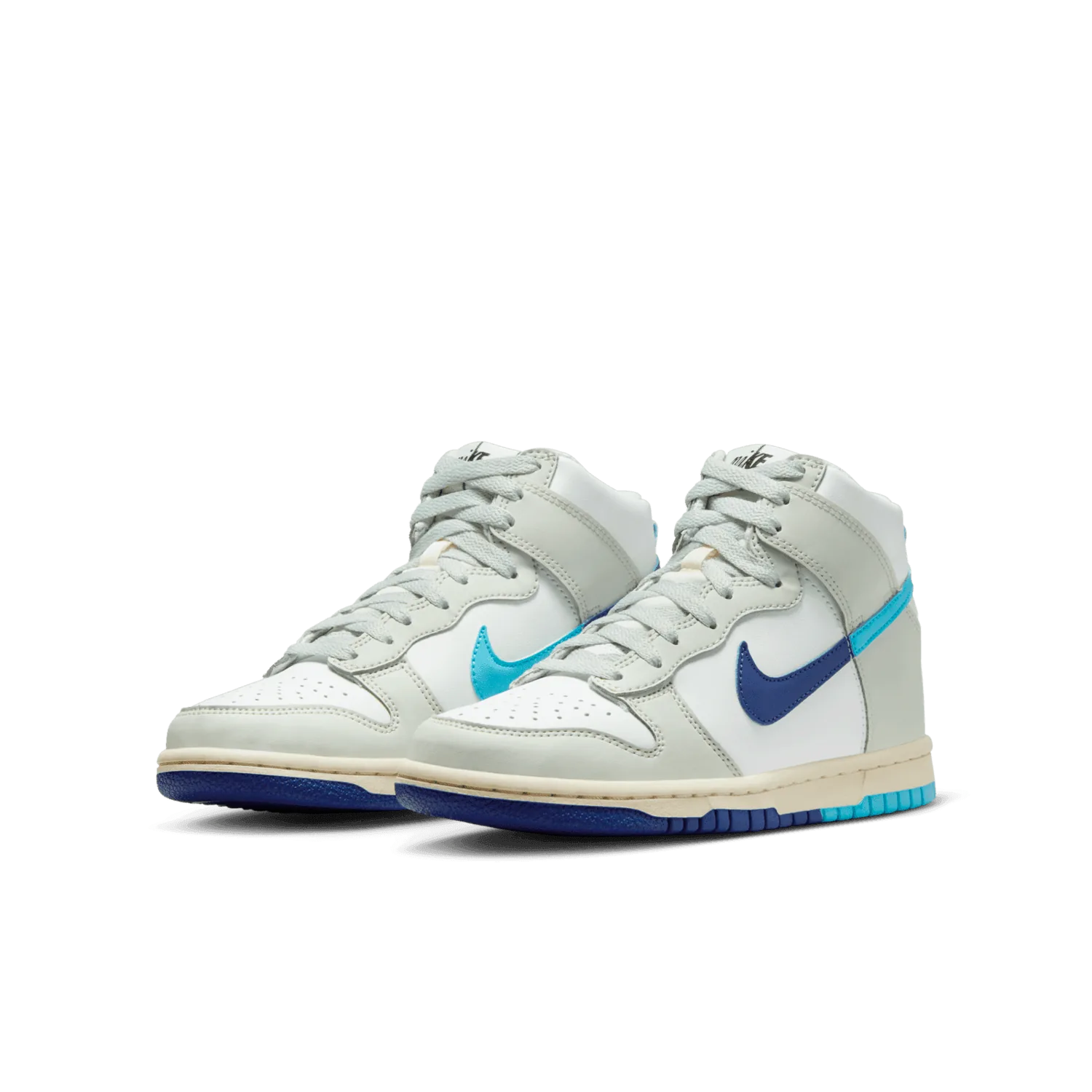 Nike Dunk High Split Summit White Baltic Blue Deep Royal Blue (GS) image 4