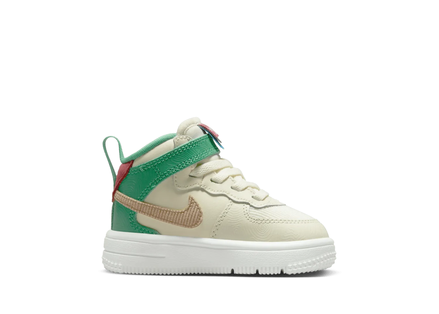 Nike Air Force 1 Mid EasyOn SE 'Coconut Milk Stadium Green' (GS) image 7