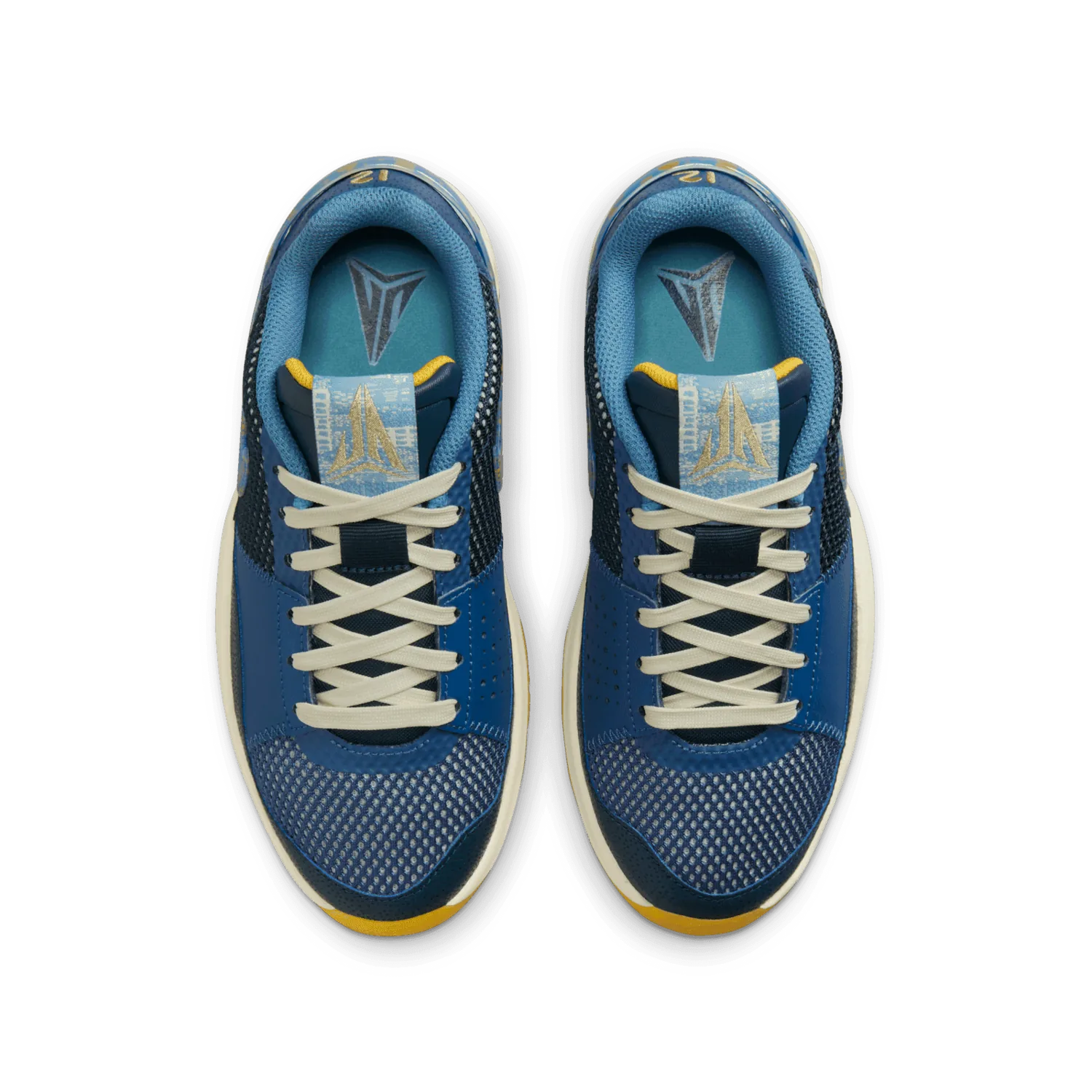 Nike Ja 1 Mystic Navy University Gold (GS) image 3