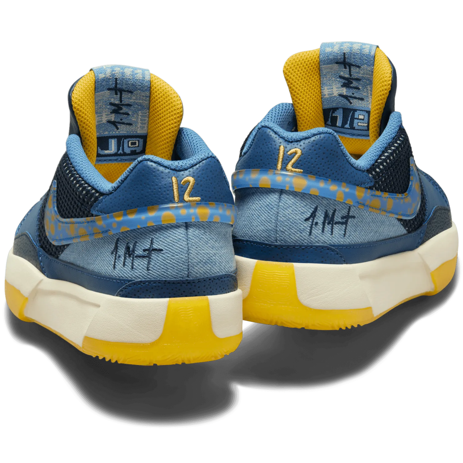 Nike Ja 1 Mystic Navy University Gold (GS) image 9