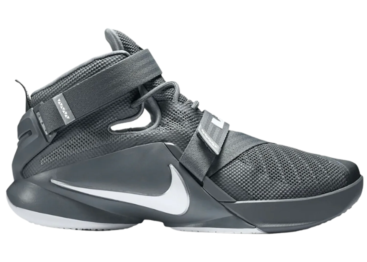 Nike LeBron Soldier 9 Cool Grey White