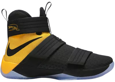 Nike LeBron Zoom Soldier 10 Black Uni Gold