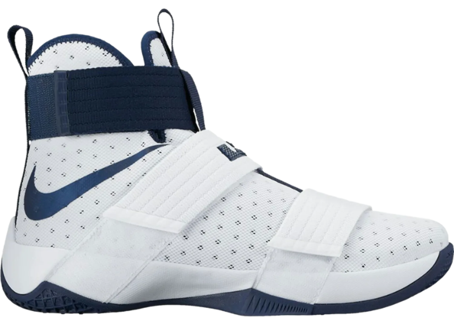 Nike LeBron Zoom Soldier 10 White Midnight Navy