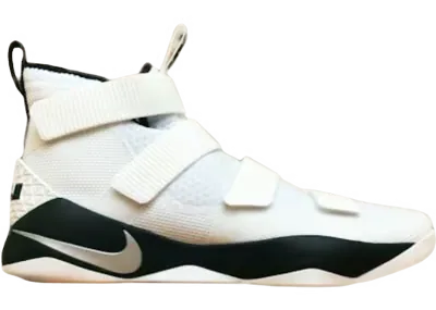 Nike LeBron Soldier 11 White Metallic Silver Black