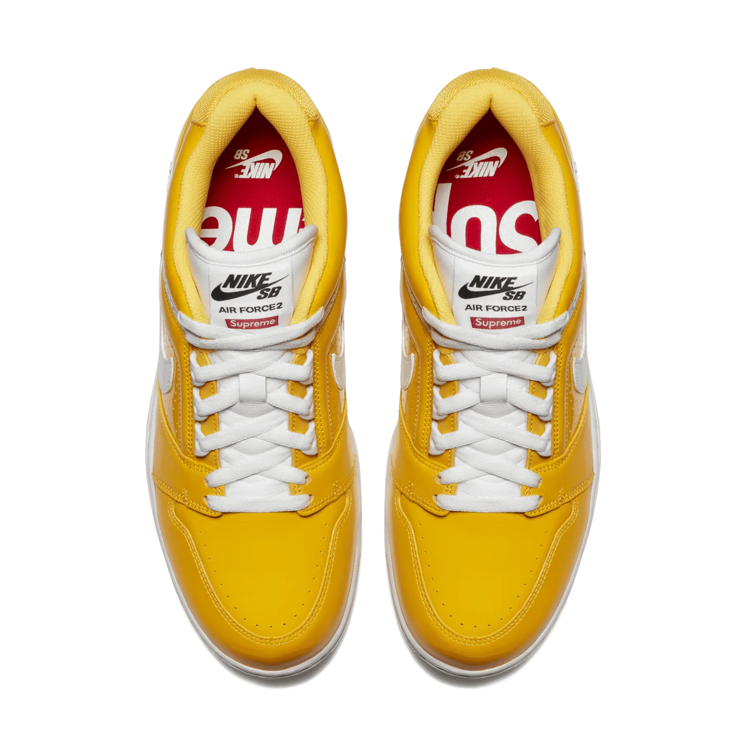 Nike SB Air Force 2 Low Supreme Yellow image 3