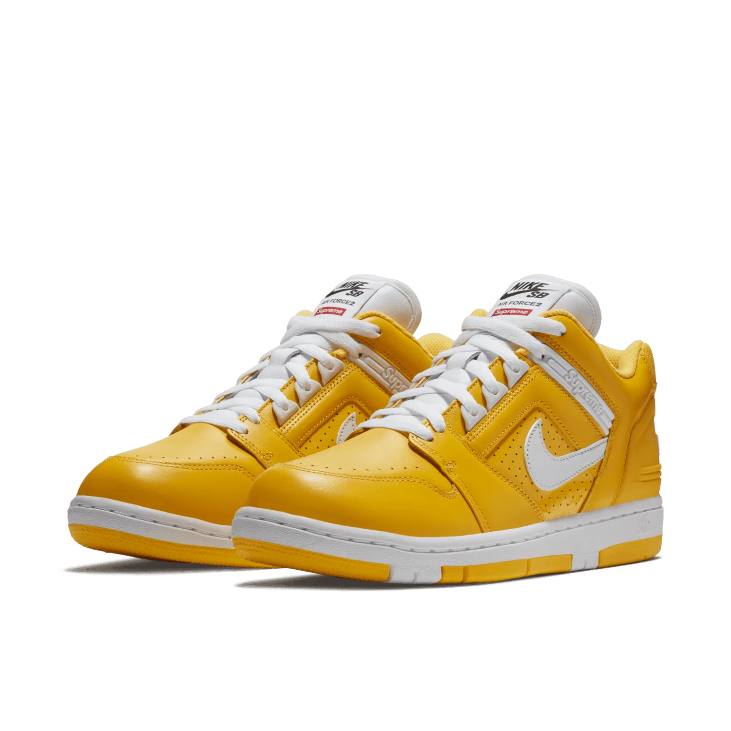 Nike SB Air Force 2 Low Supreme Yellow image 4