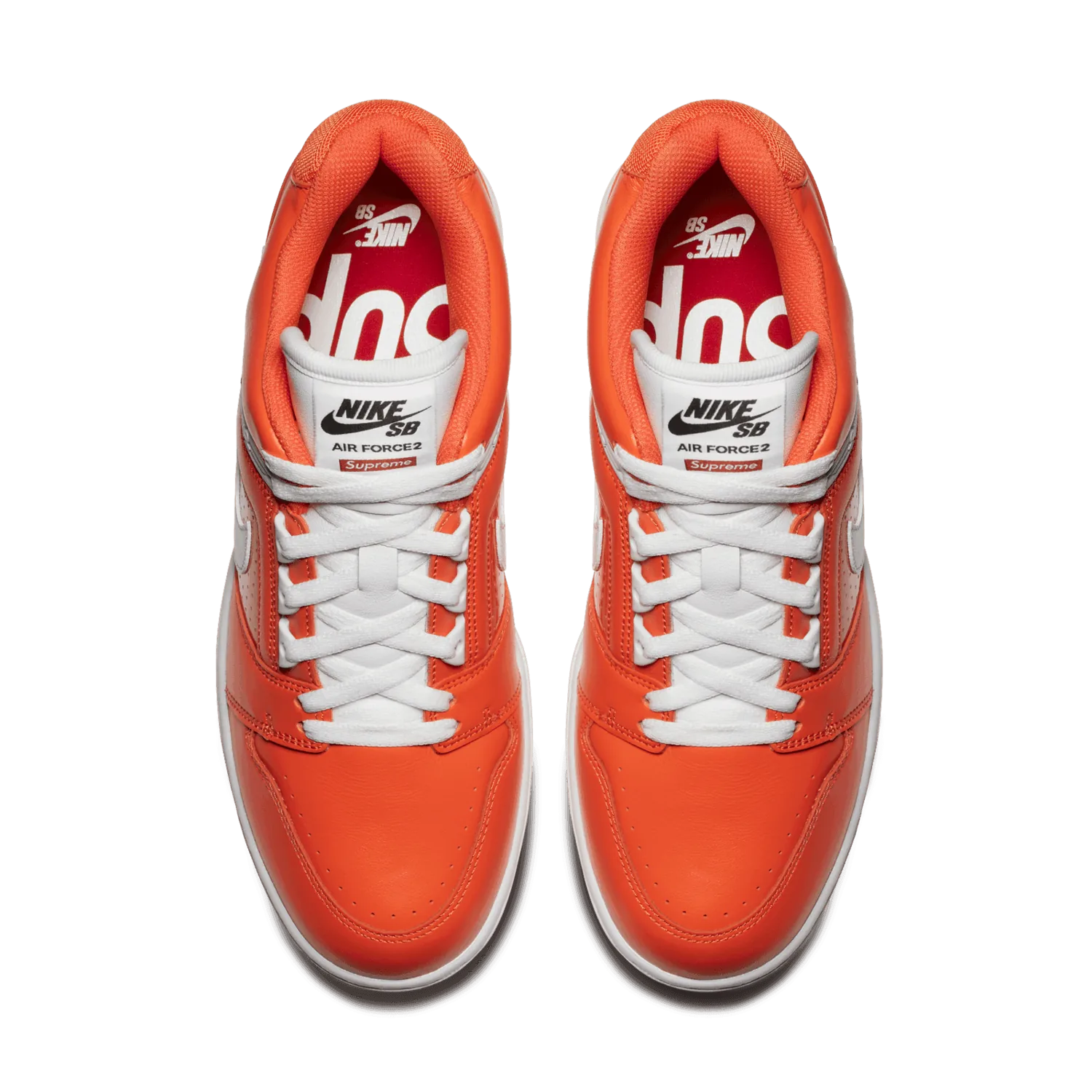 Nike SB Air Force 2 Low Supreme Orange image 3
