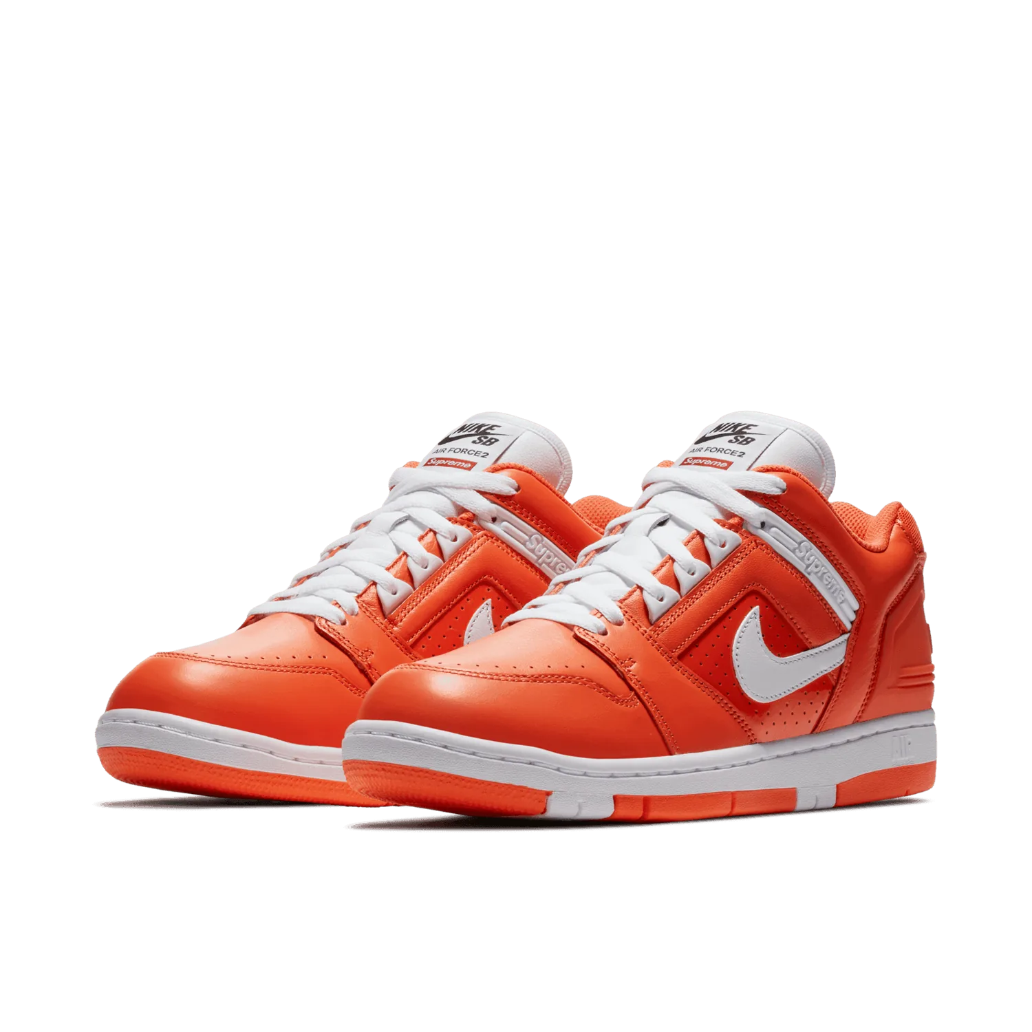 Nike SB Air Force 2 Low Supreme Orange image 4