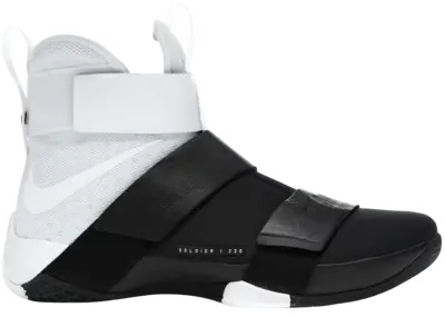 Nike LeBron Zoom Soldier 10 Pinnacle White Black