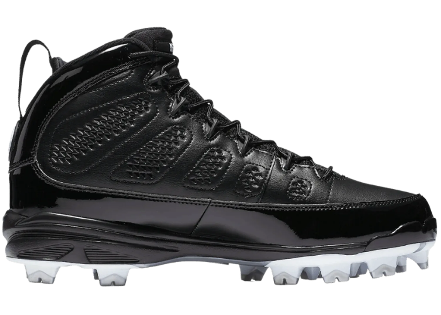 Jordan 9 Retro MCS Cleat RE2PECT Black