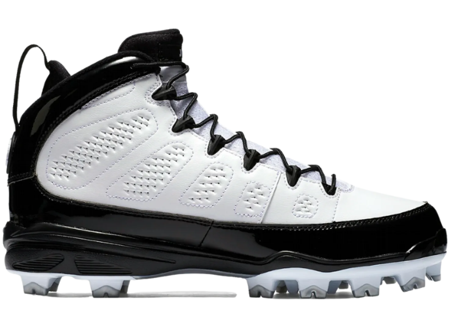 Jordan 9 Retro MCS Cleat RE2PECT White Black