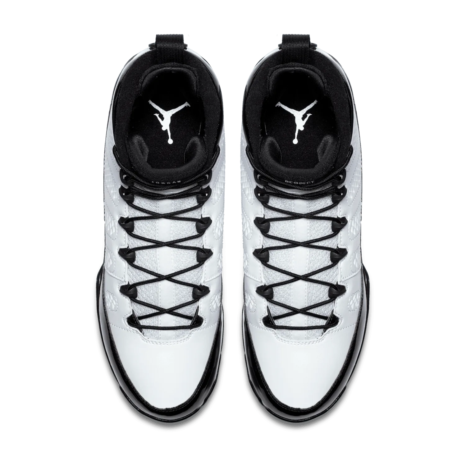 Jordan 9 Retro MCS Cleat RE2PECT White Black image 3