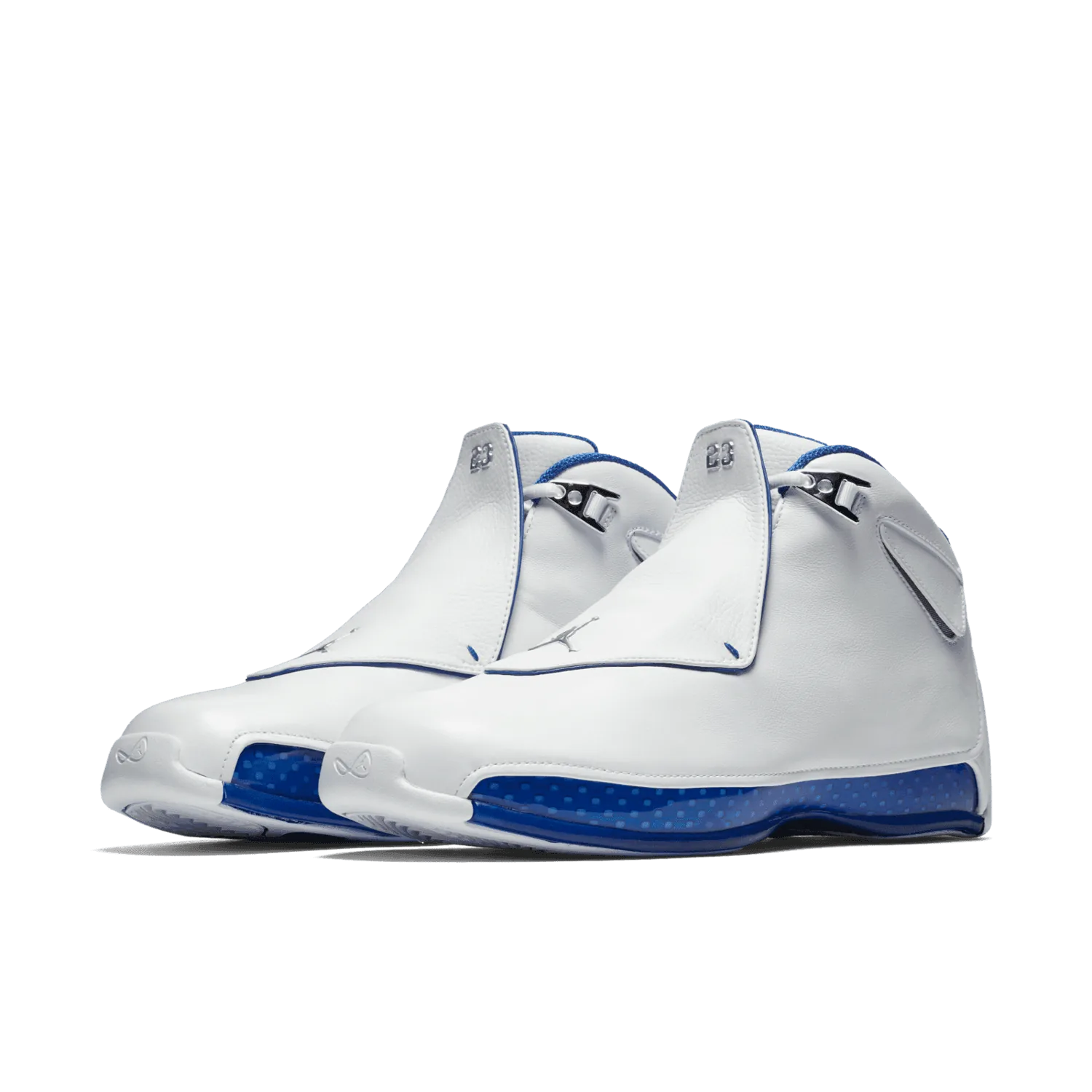 Air Jordan 18 Retro White Sport Royal image 4