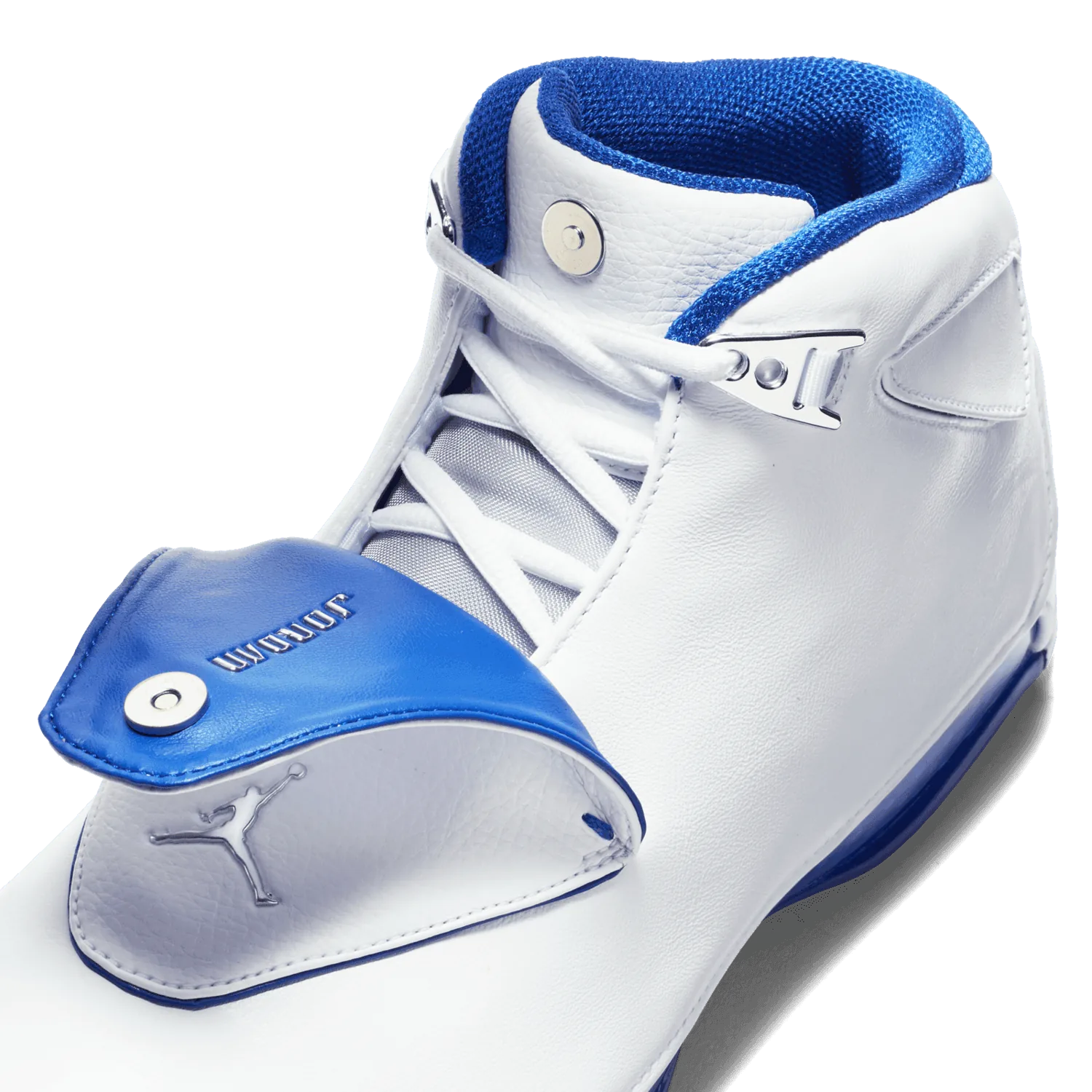 Air Jordan 18 Retro White Sport Royal image 6