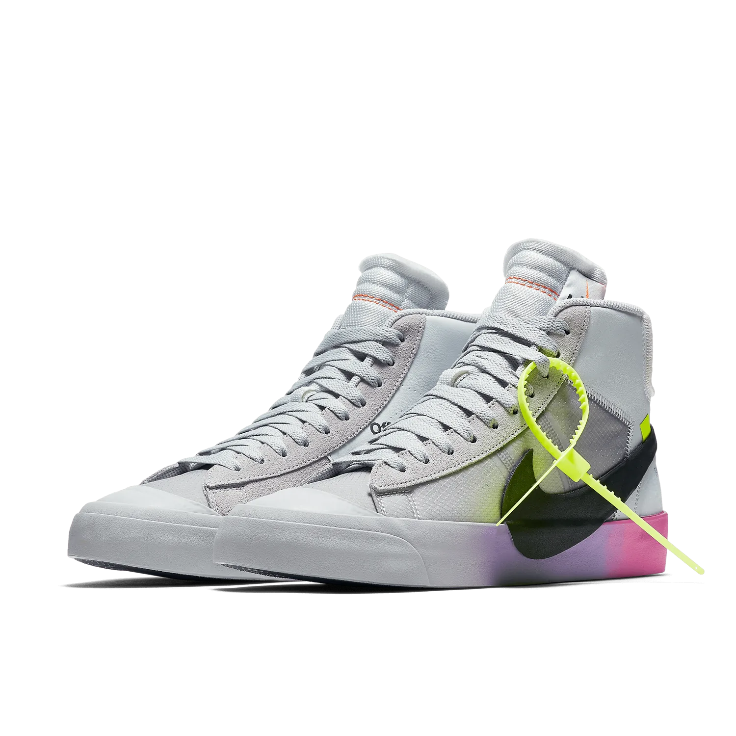 Nike Blazer Mid Off-White Wolf Grey Serena Queen image 3