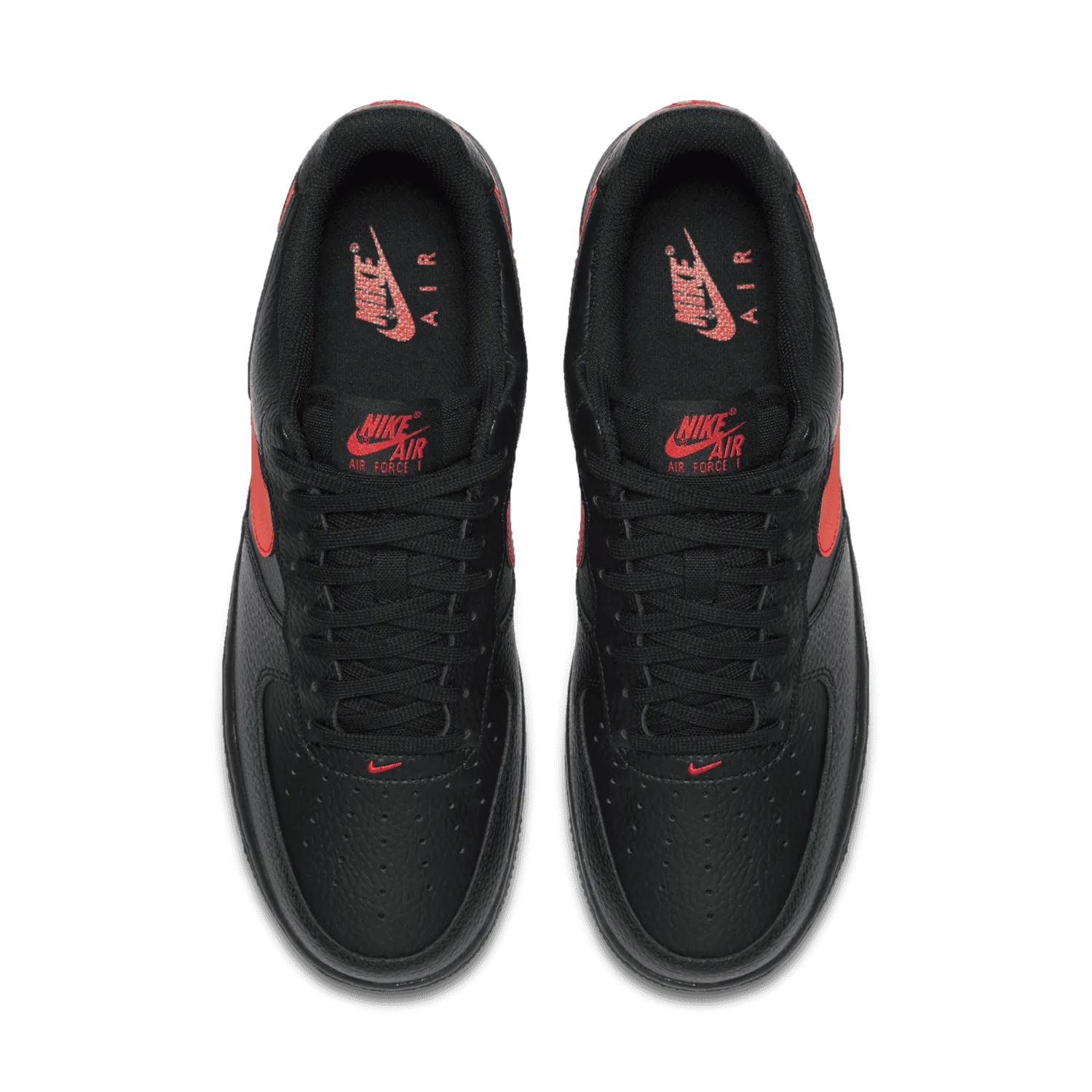 Nike Air Force 1 Low Black University Red image 3