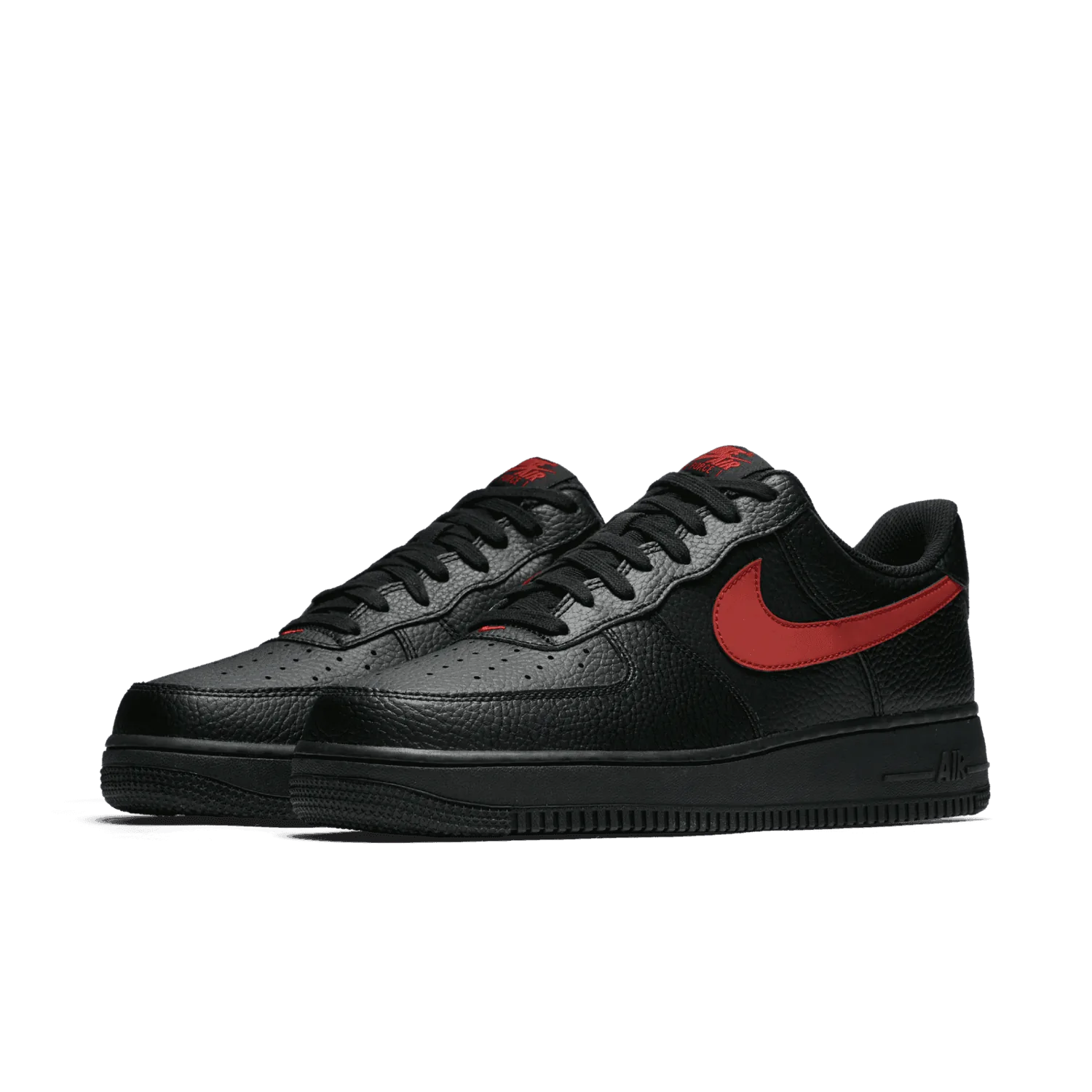 Nike Air Force 1 Low Black University Red image 4