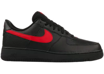 Nike Air Force 1 Low Black University Red