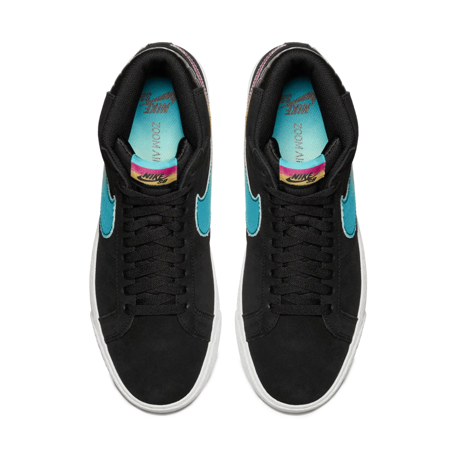 Nike SB Blazer Zoom Mid Lance Mountain 70s Black image 3