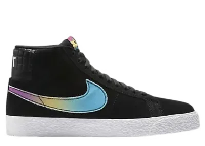 Nike SB Blazer Zoom Mid Lance Mountain 70s Black
