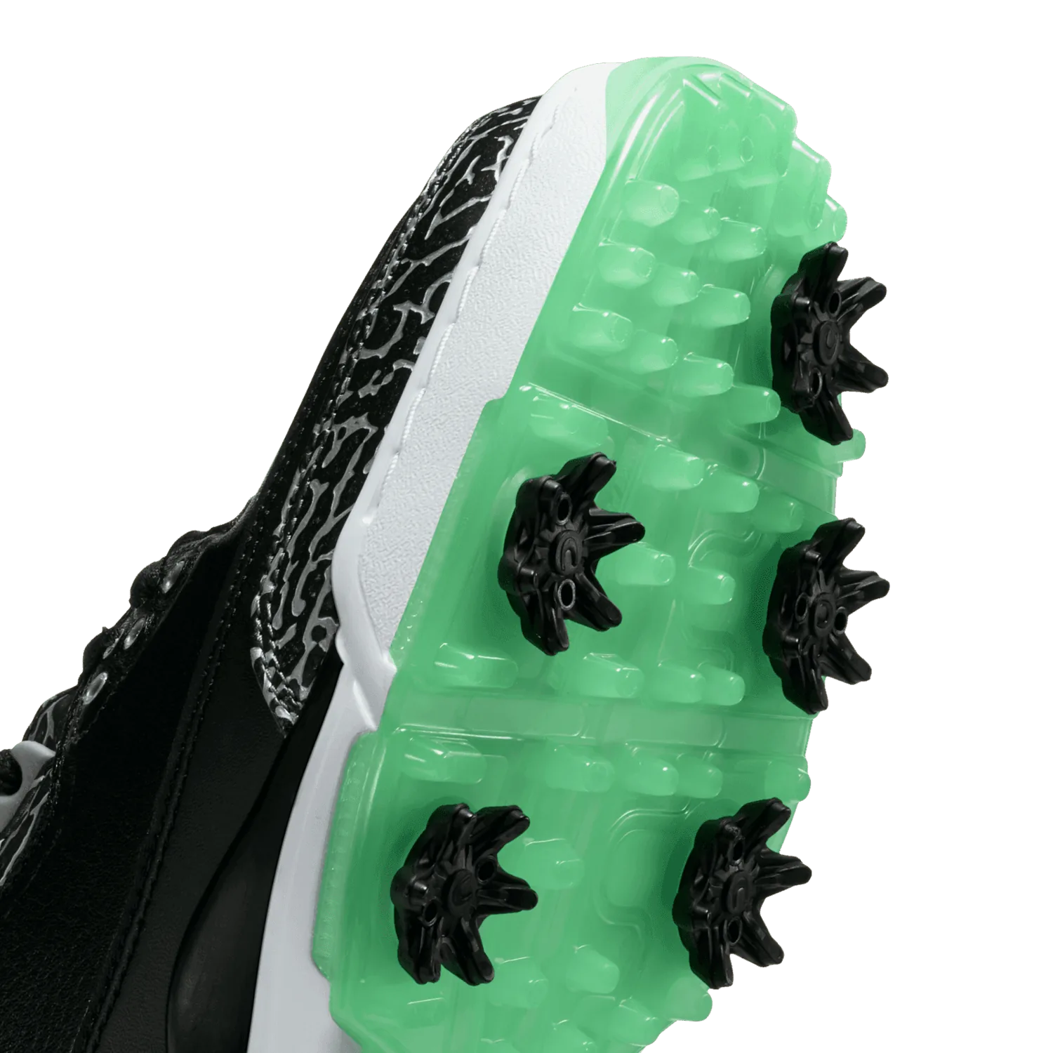 Jordan 3 Retro Golf Black Green Glow image 6
