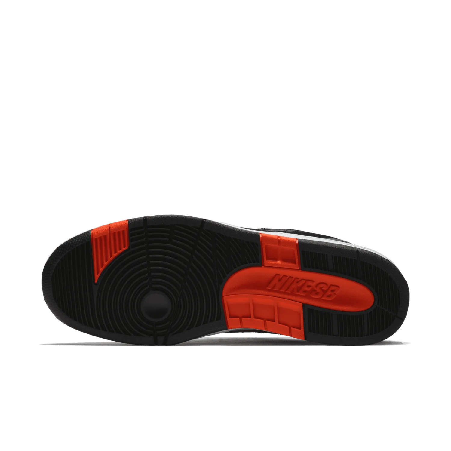 Nike SB Air Force 2 Low Black White Habanero Red image 2