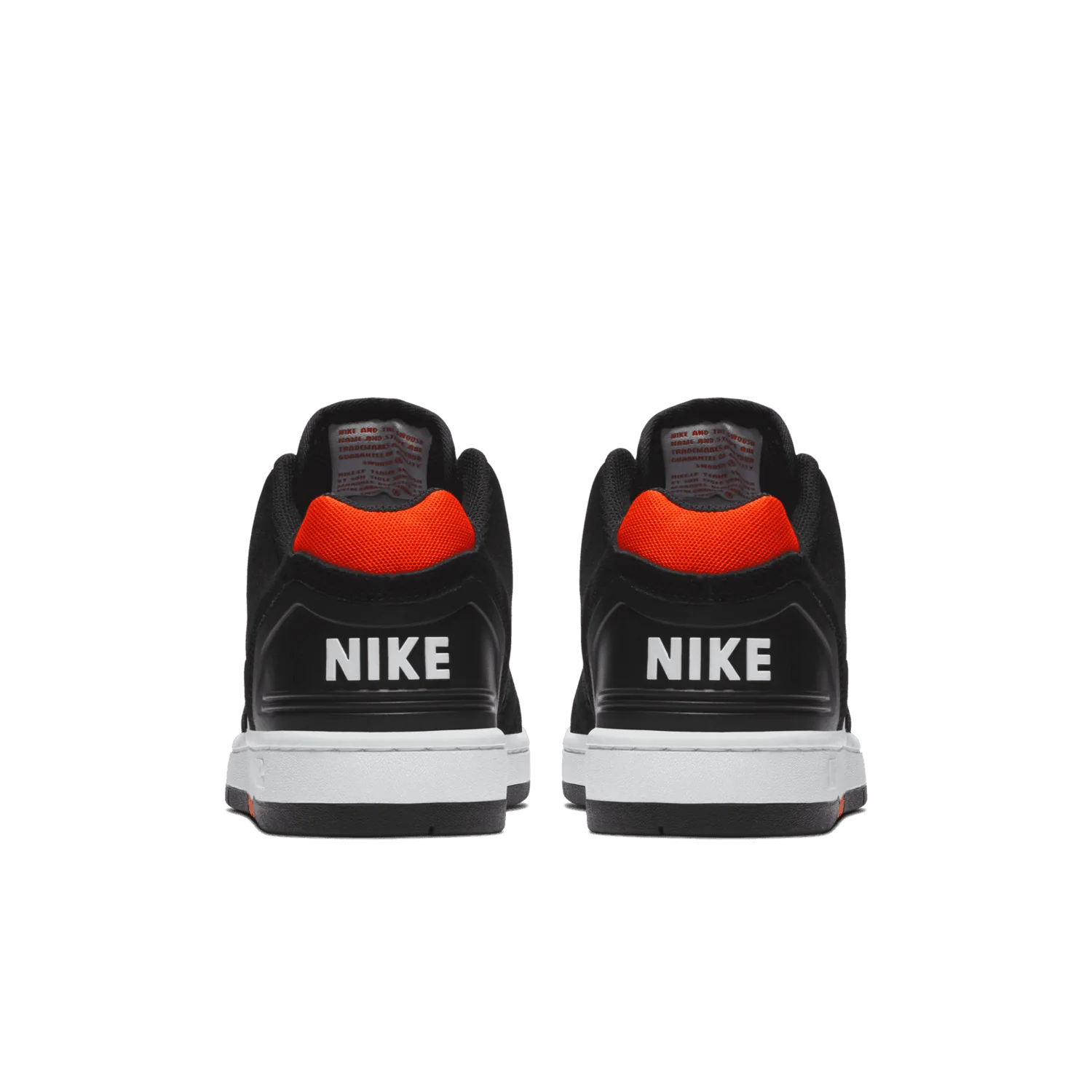 Nike SB Air Force 2 Low Black White Habanero Red image 5