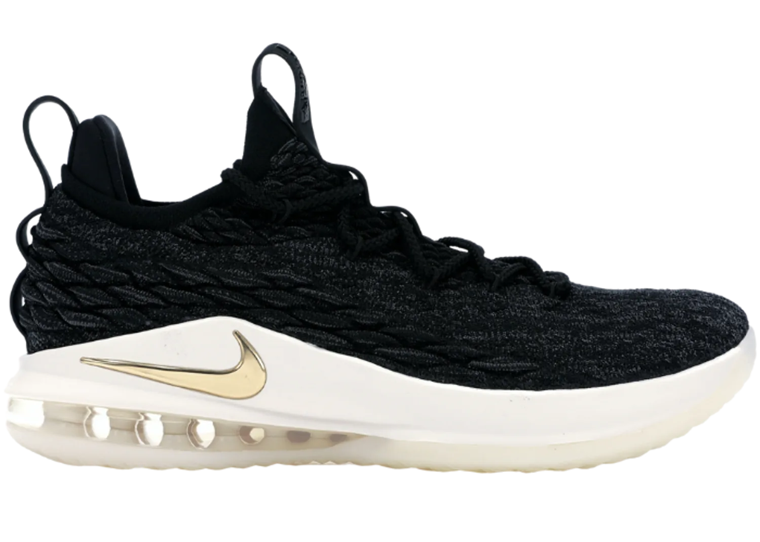 Nike LeBron 15 Low Black Gold