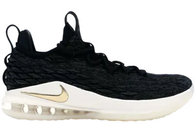 Nike LeBron 15 Low Black Gold