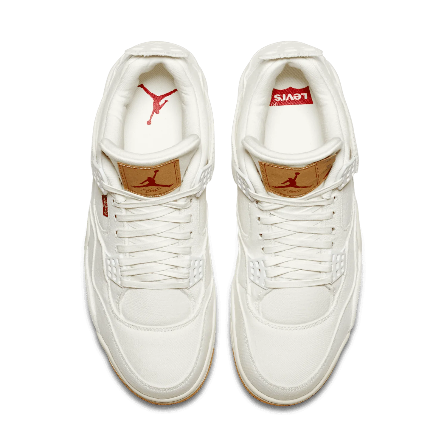 Air Jordan 4 Retro Levi's White (Levi's Tag) image 3