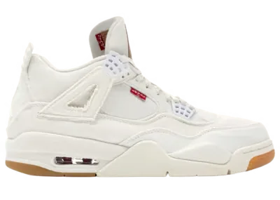 Air Jordan 4 Retro Levi's White (Levi's Tag)