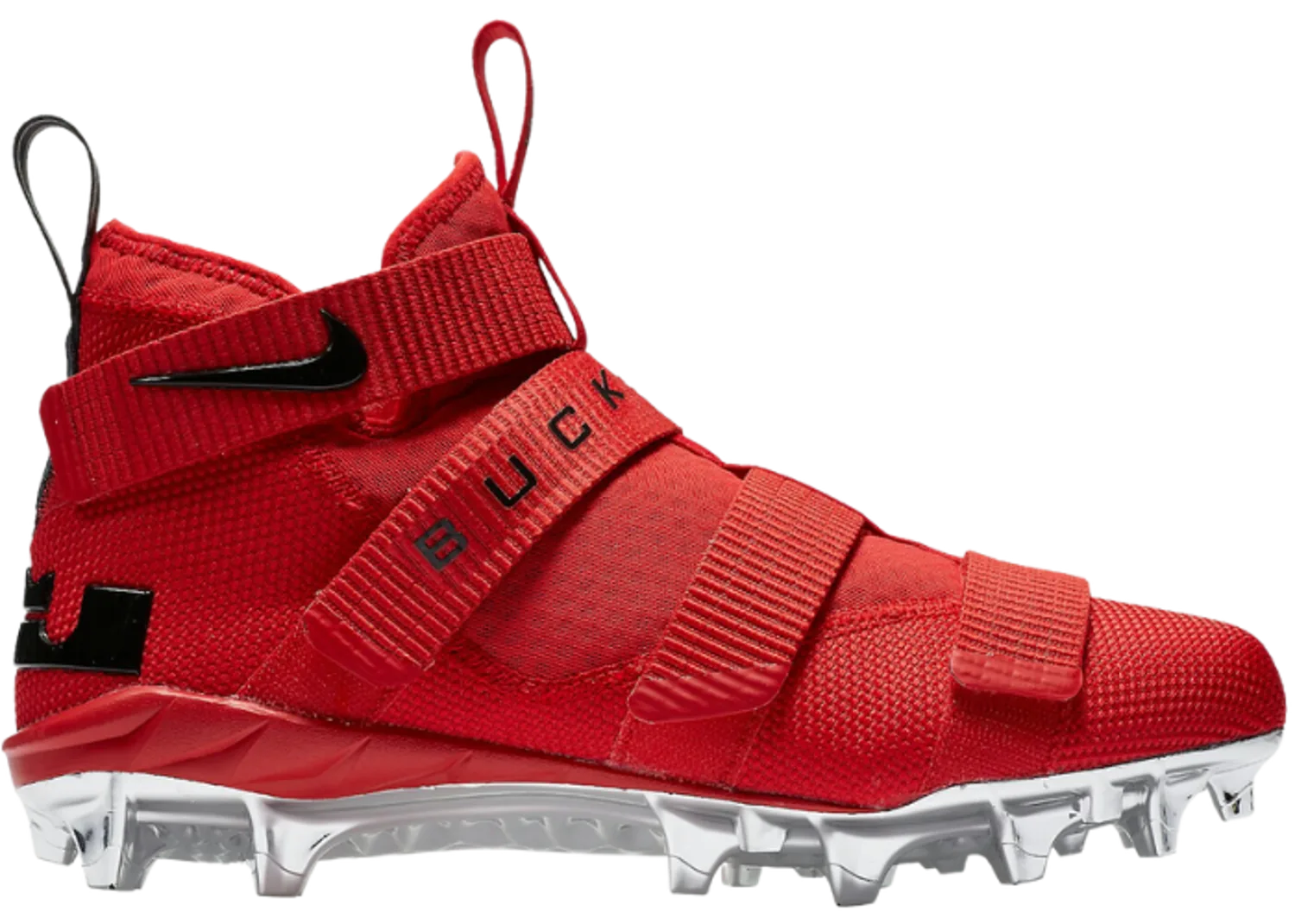 Nike LeBron Zoom Soldier 11 Cleat Ohio State PE