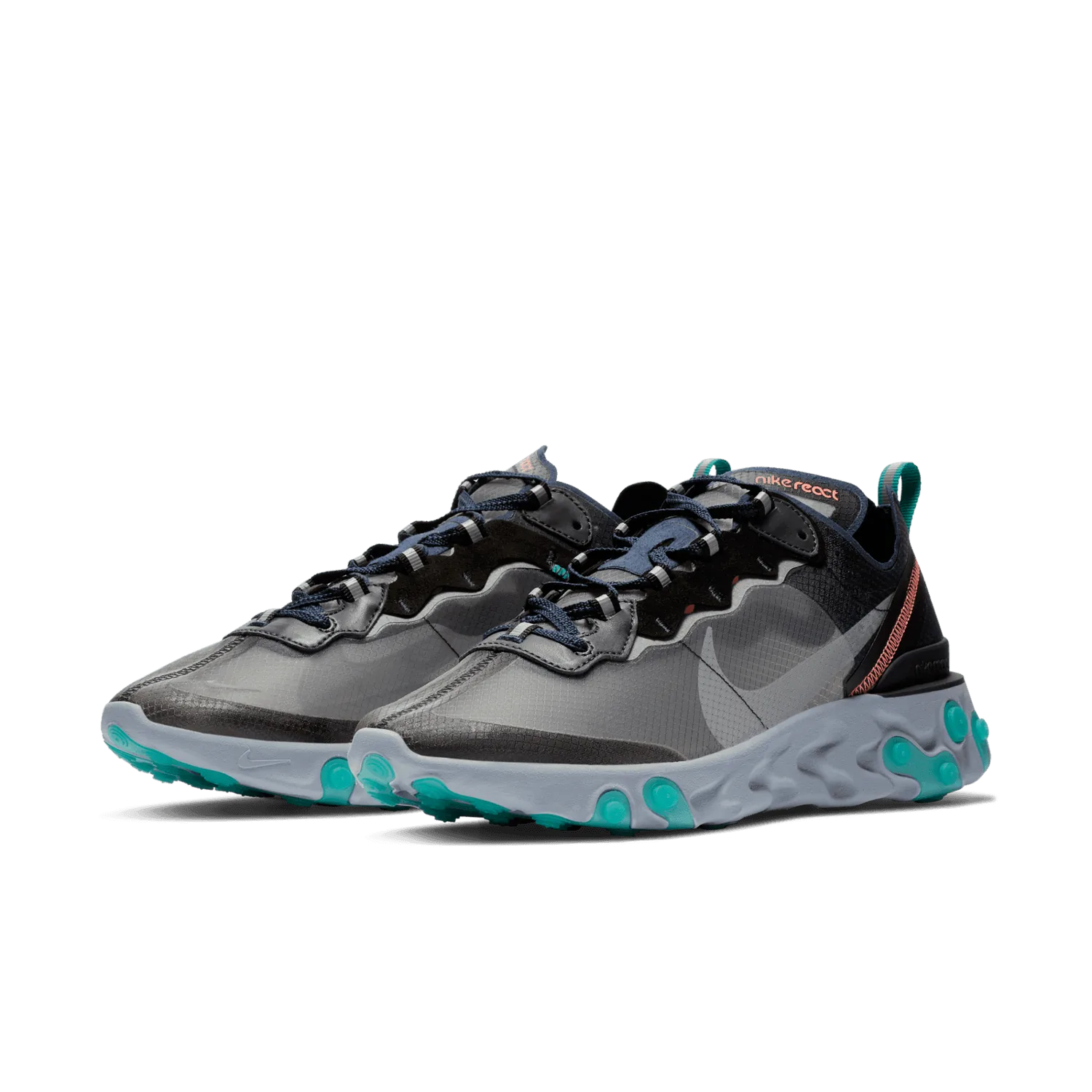 Nike React Element 87 Black Neptune Green image 3