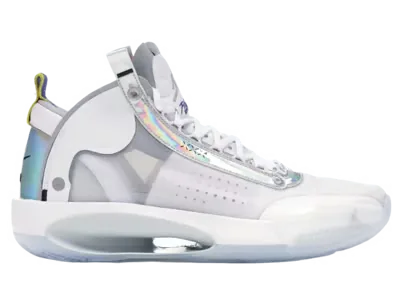 Air Jordan XXXIV White Metallic Silver