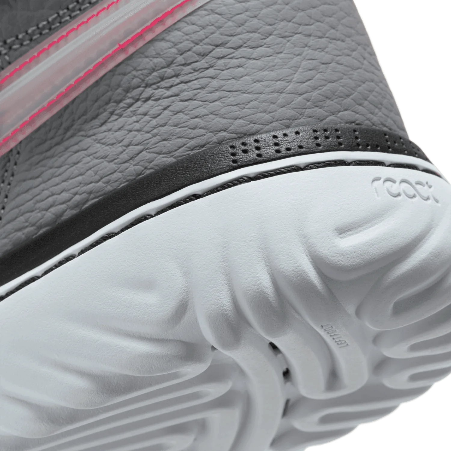 Jordan 1 High React Black Particle Grey image 8