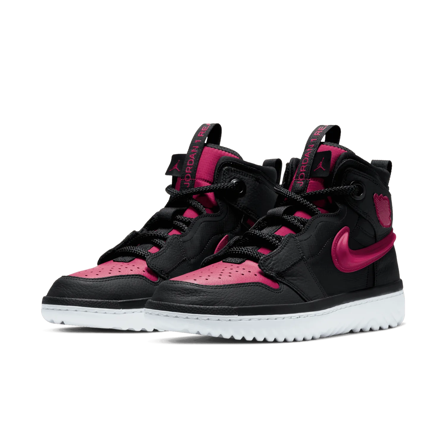 Jordan 1 High React Black Noble Red image 4