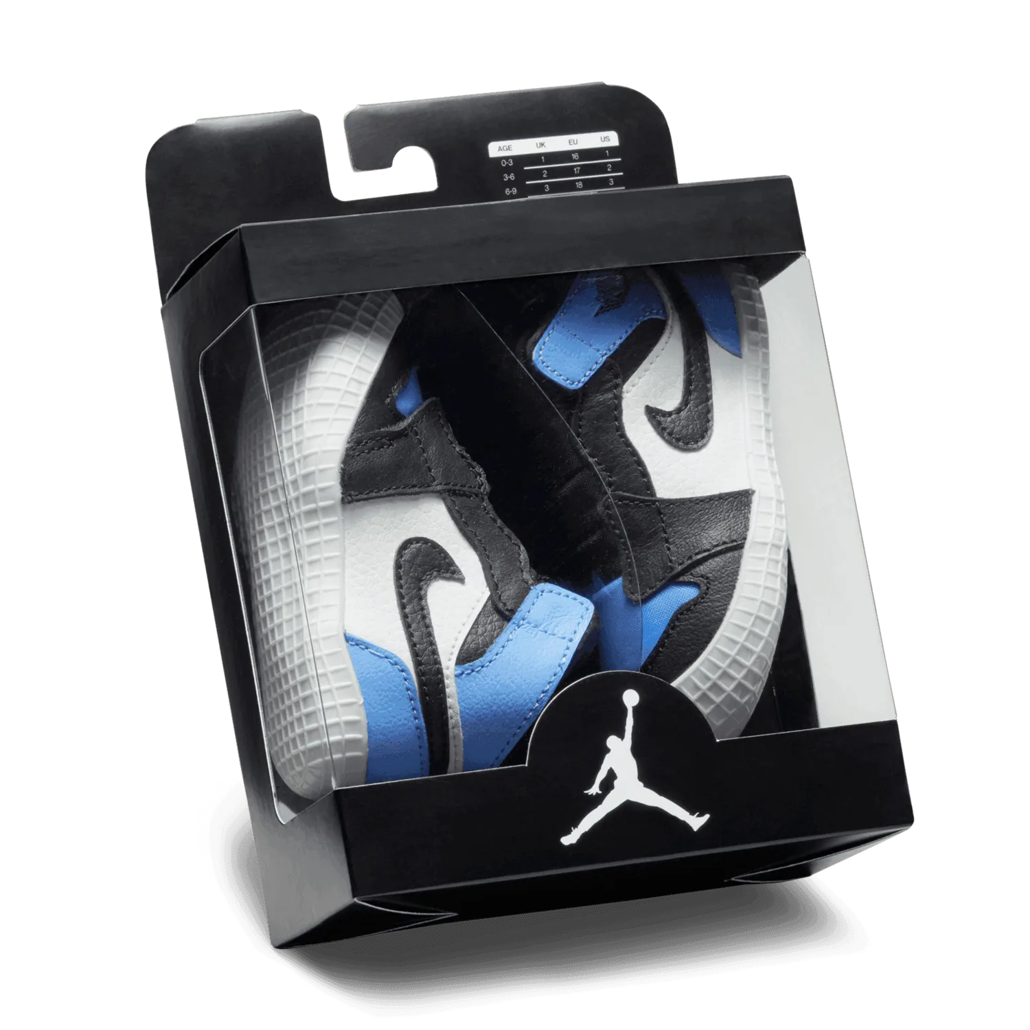 Air Jordan 1 Crib Bootie UNC Toe image 8