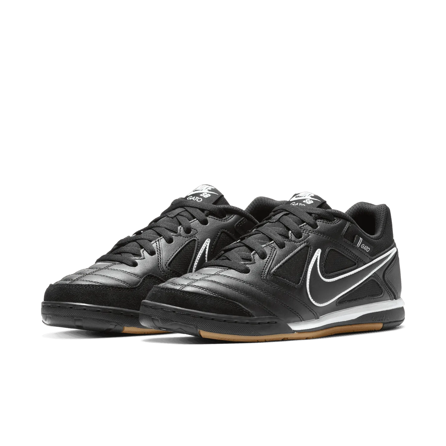 Nike SB Gato Black White Gum image 4