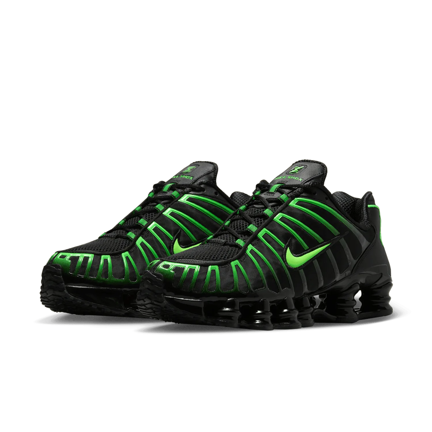 Nike Shox TL Black Green Strike image 8