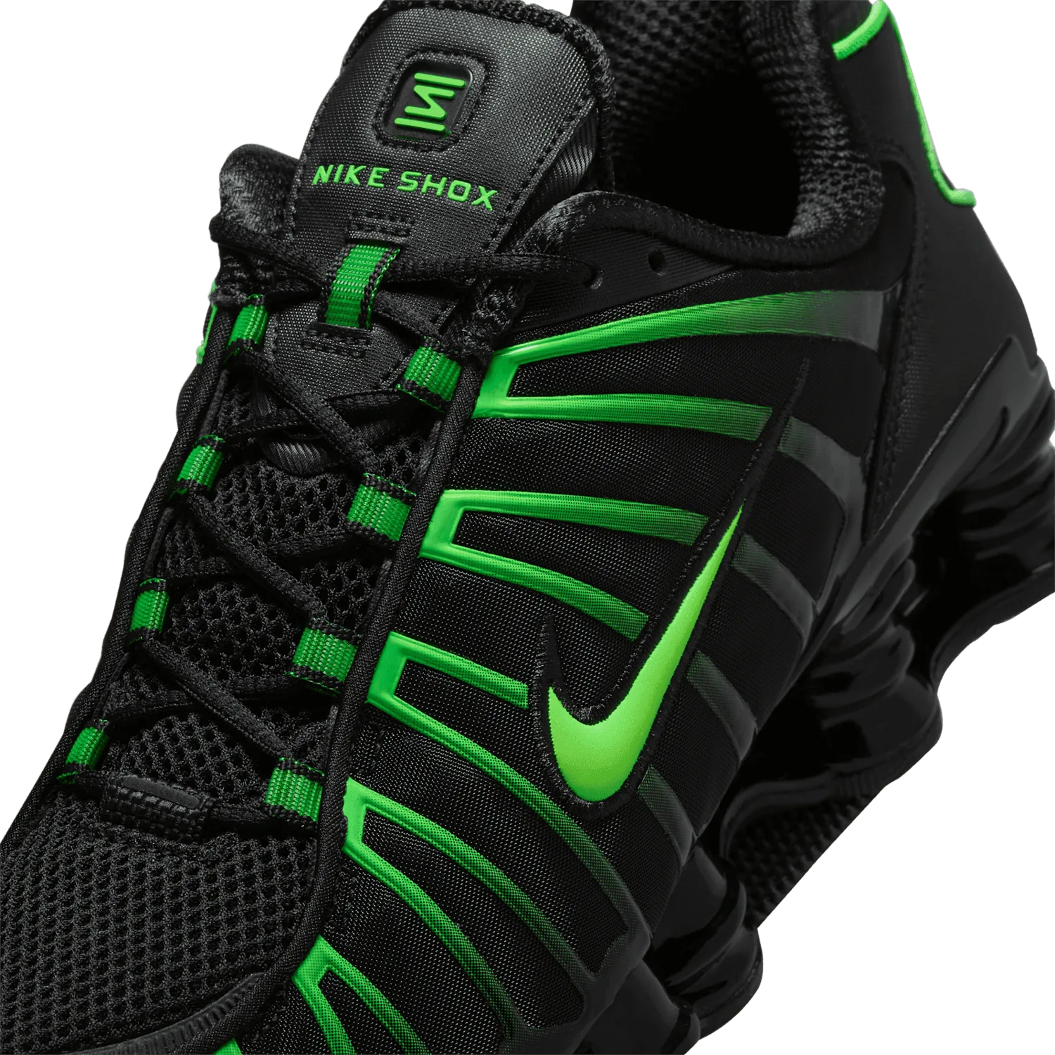 Nike Shox TL Black Green Strike image 10